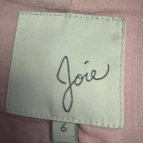 Pink linen blazer. Preowned. Joie. Size 6. - Picture 2 of 3